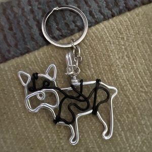French bulldog key ring